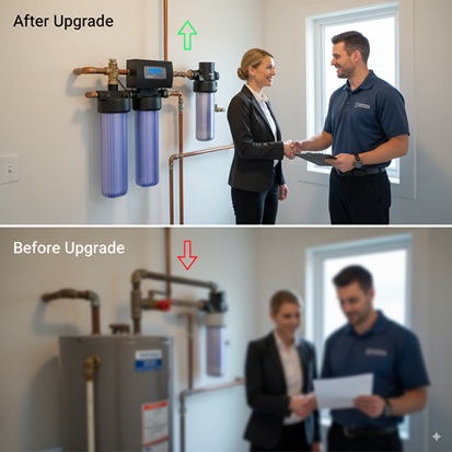 Home Value Boost - A professionally installed water treatment system adds long-term value to your property.